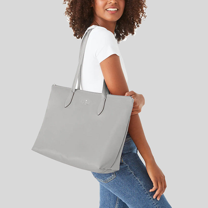 Kate Spade Mel Packable Tote Nimbus Grey wkr00625 LussoCitta