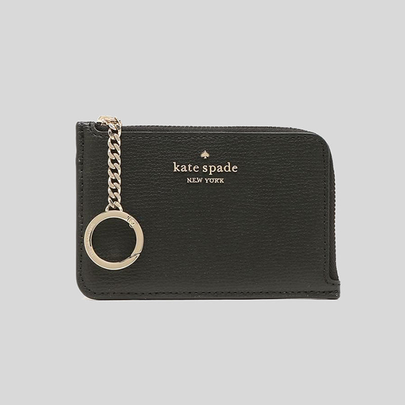 Kate Spade Darcy Medium L Zip Card Holder Black WLR00595