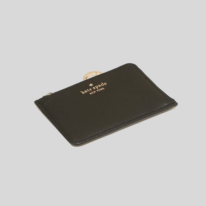 Kate Spade Darcy Medium L Zip Card Holder Black WLR00595