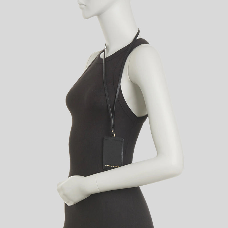 Marc Jacobs Lanyard ID Holder M0016992 Black LussoCitta