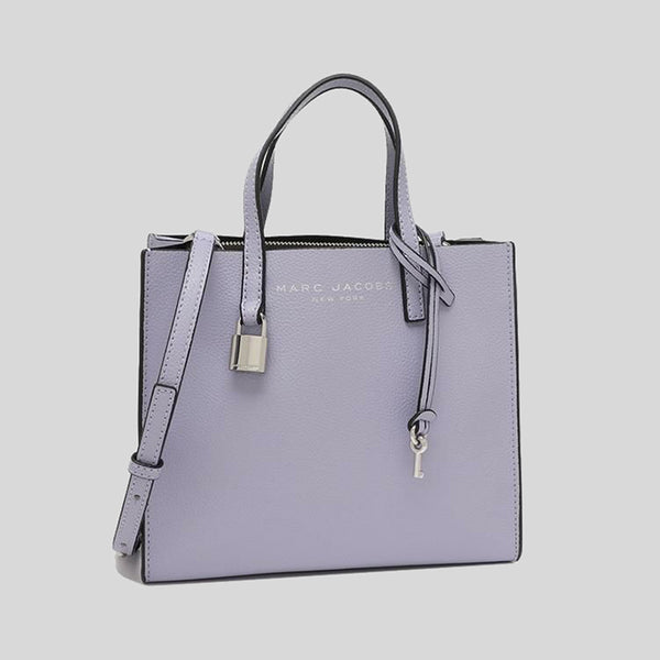 Marc Jacobs Mini Grind Coated Leather Tote Languid Lavender M0015685
