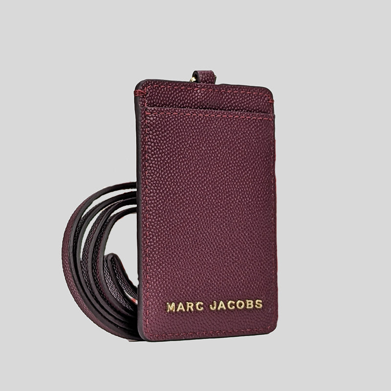 Marc Jacobs Leather Lanyard ID Holder in Black M0016992 –