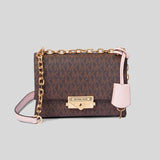 Michael Kors Cece Small Logo Shoulder Bag Brown Powder Blush 35F2G0EC5B