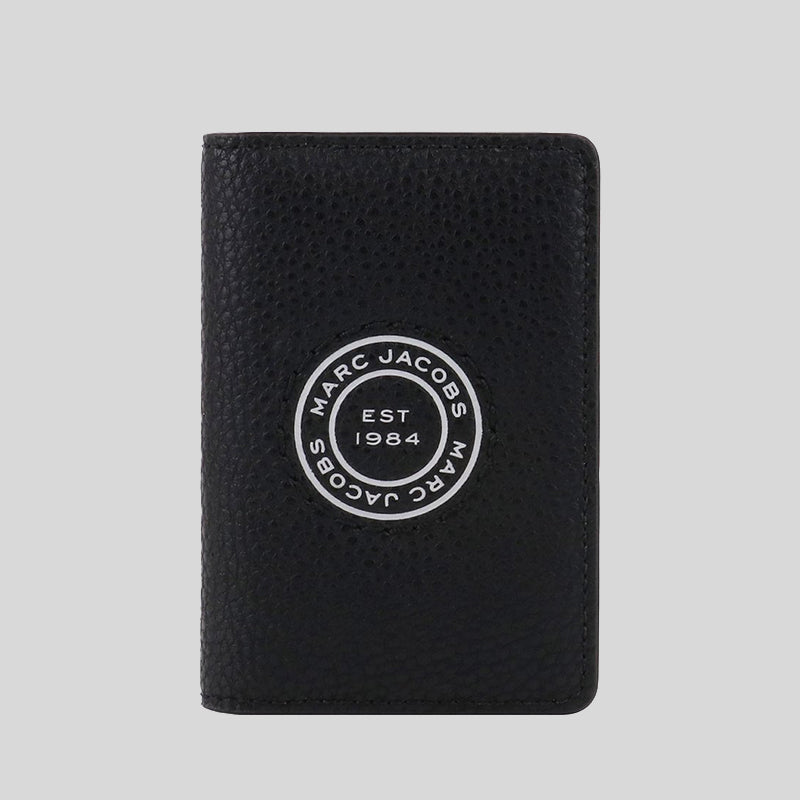 Marc Jacobs Men's Leather Business Card Holder Black S110L01RE21 lussocitta lusso citta