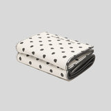 Marc Jacobs Daily Trifold Small Wallet Polka Dot White And Black S113M10SP22