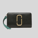 Marc Jacobs THE Snapshot Compact Wallet Black Honey Ginger M0013356