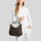 Michael Kors Kelsey Medium Signature Shoulder Bag Brown 30F2G3KS6B