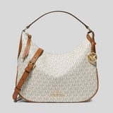 Michael Kors Kelsey Medium Signature Shoulder Bag Vanilla 30F2G3KS6B