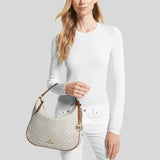 Michael Kors Kelsey Medium Signature Shoulder Bag Vanilla 30F2G3KS6B