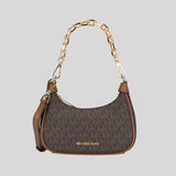 Michael Kors Signature Cora Mini Zip Pouchette Bag Brown 35R3G4CC1B