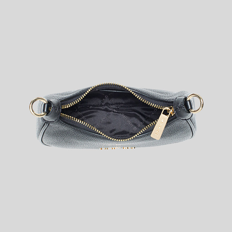 Michael Kors Cora Mini Zip Pouchette Bag Black 35R3G4CC5L