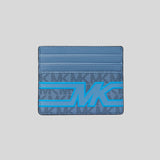 Michael Kors Cooper Graphic Logo Tall Card Case Denim Multi 36S3LCOD2B