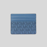 Michael Kors Cooper Graphic Logo Tall Card Case Denim Multi 36S3LCOD2B