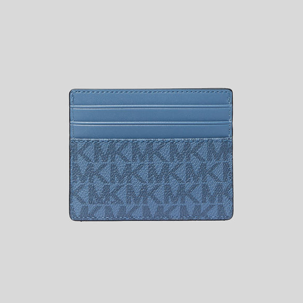 Michael Kors Cooper Graphic Logo Tall Card Case Denim Multi 36S3LCOD2B