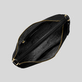 Michael Kors Kelsey Medium Pebbled Leather Shoulder Bag Black 30F2G3KS6L