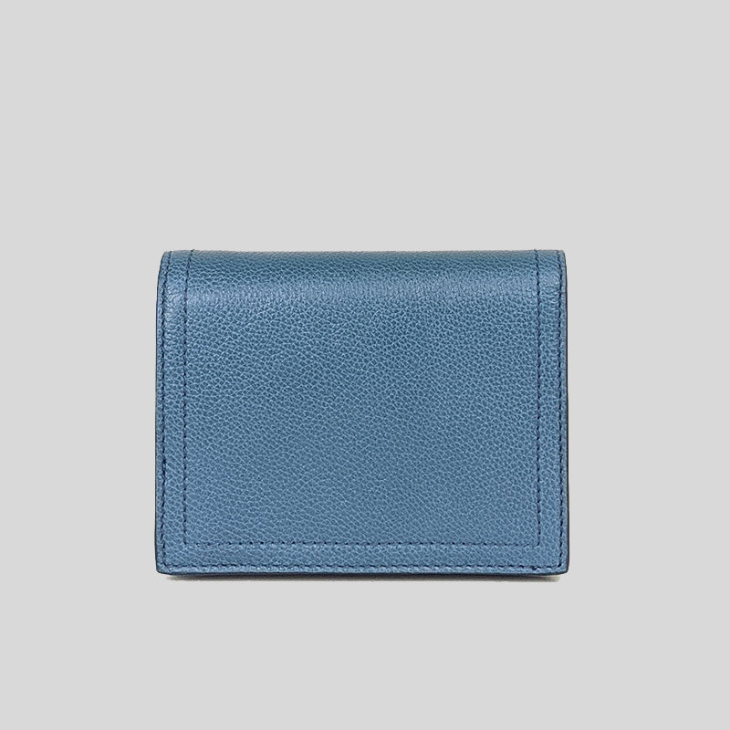 Prada Glace City Calf Small Bifold Wallet Cobalto/Astrale 1MV204