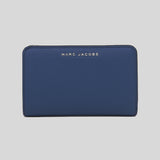 Marc Jacobs Medium Bifold Wallet Azure Blue M0016990 lussocitta lusso citta