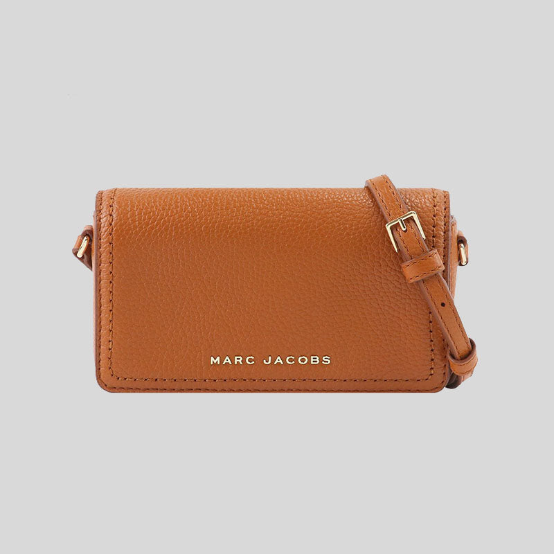 Marc Jacobs Women's Mini Leather Crossbody Smoked Almond H107L01FA21