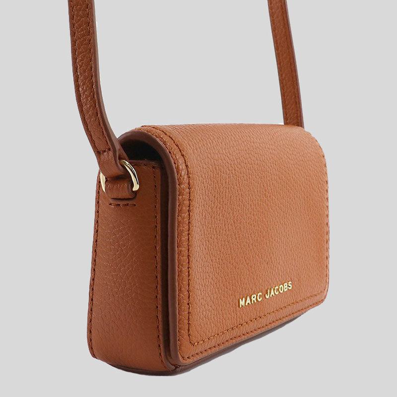 Marc Jacobs Women's Mini Leather Crossbody Smoked Almond H107L01FA21