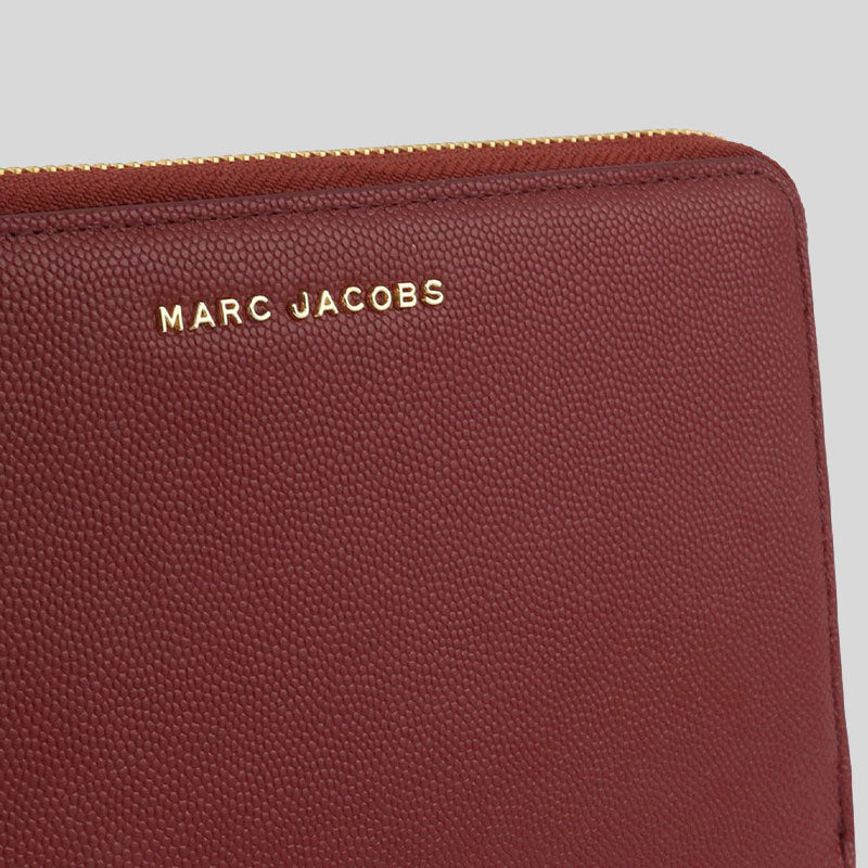 MARC JACOBS Zip Around Wristlet Wallet Syrah S110M06FA21
