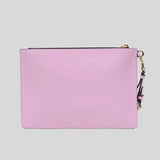 Moschino Couture Teddy Embroidered Clutch Soft Lilac T8429