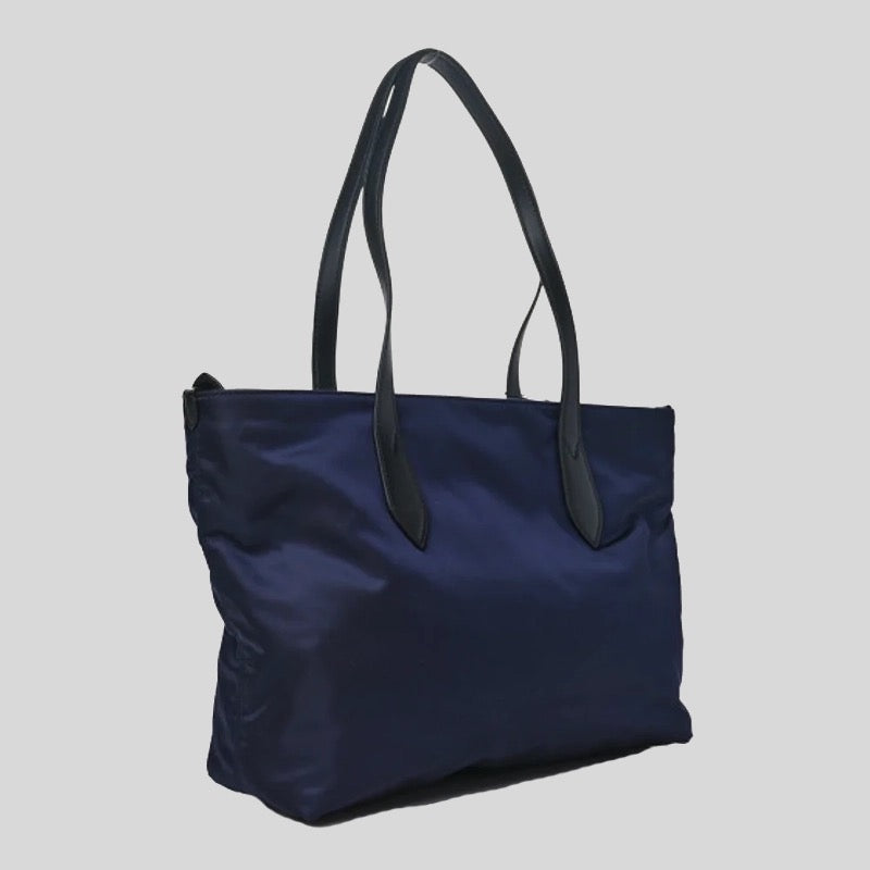 Burberry Small Nylon Tote Bag Navy Blue 80528581