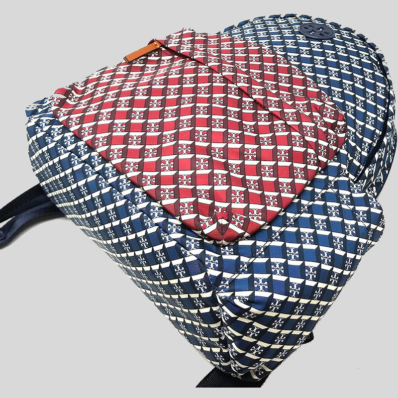 Tory Burch Nylon Geo Logo Backpack 139365