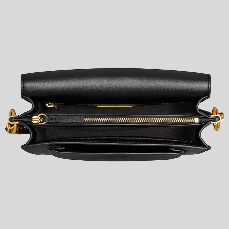 Tory Burch Robinson Color-block Convertible Shoulder Bag In Black/Port –  Balilene