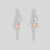 Tory Burch Perry Small Triple Compartment Tote Bag Shell Pink 81928